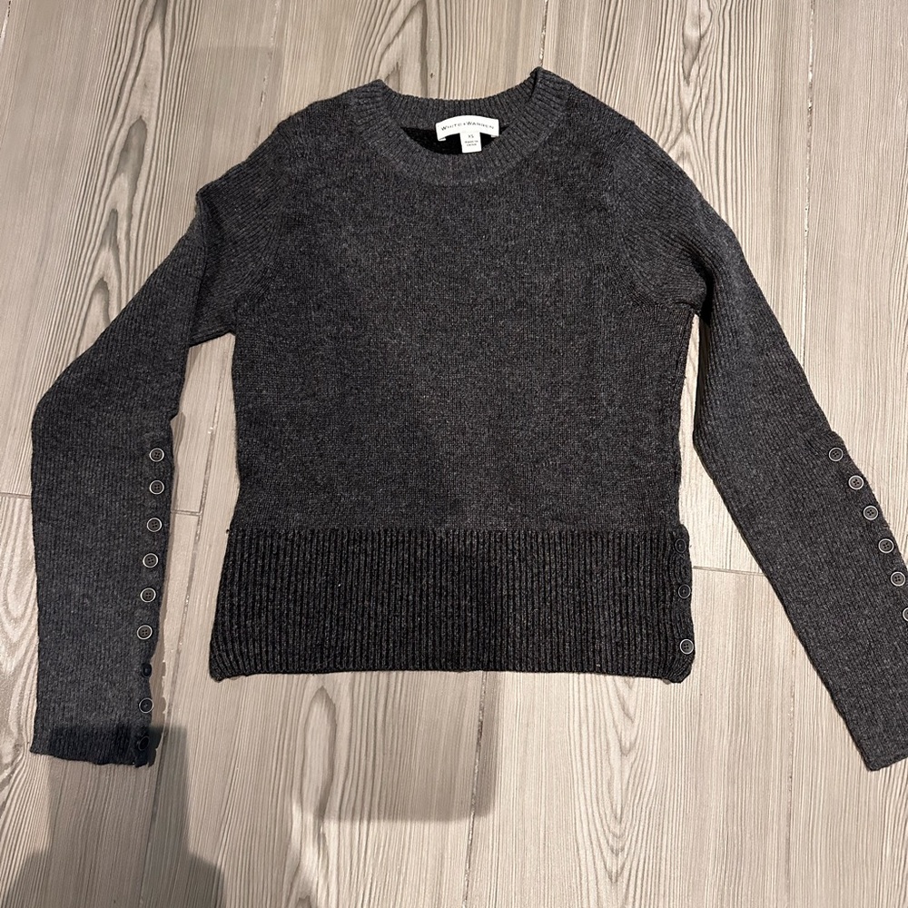 WHITE + WARREN cashmere sweater size XS